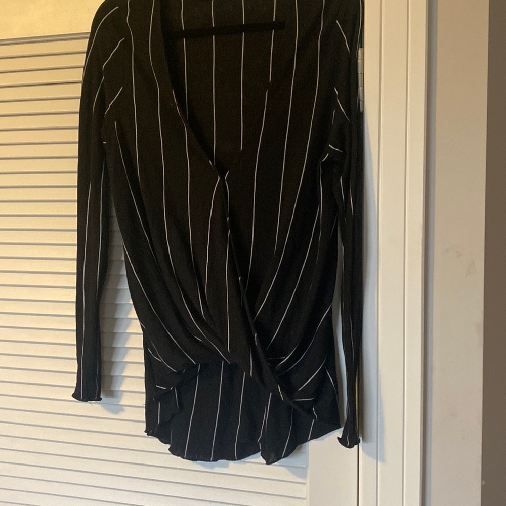High low twist front tunic